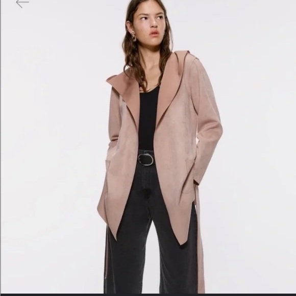 Zara Belted Coat - Picture 5 of 10